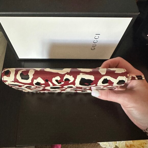 Gucci Tan Leather Betty Shanghai Zip Around Wallet - EUC - Picture 3 of 9